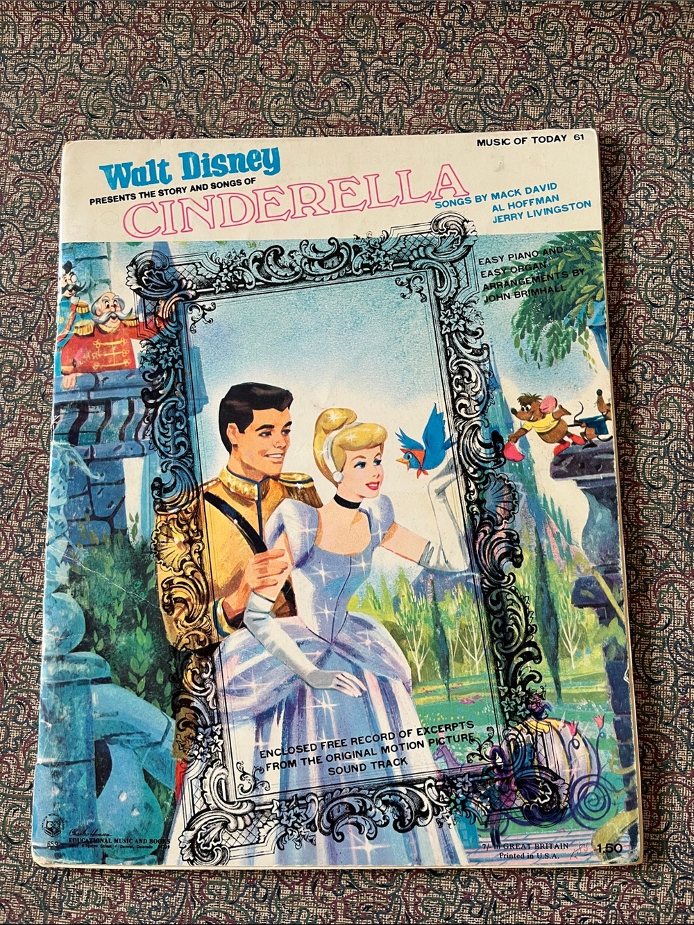 Walt Disney Presents The Story and Songs of Cinderella 1967